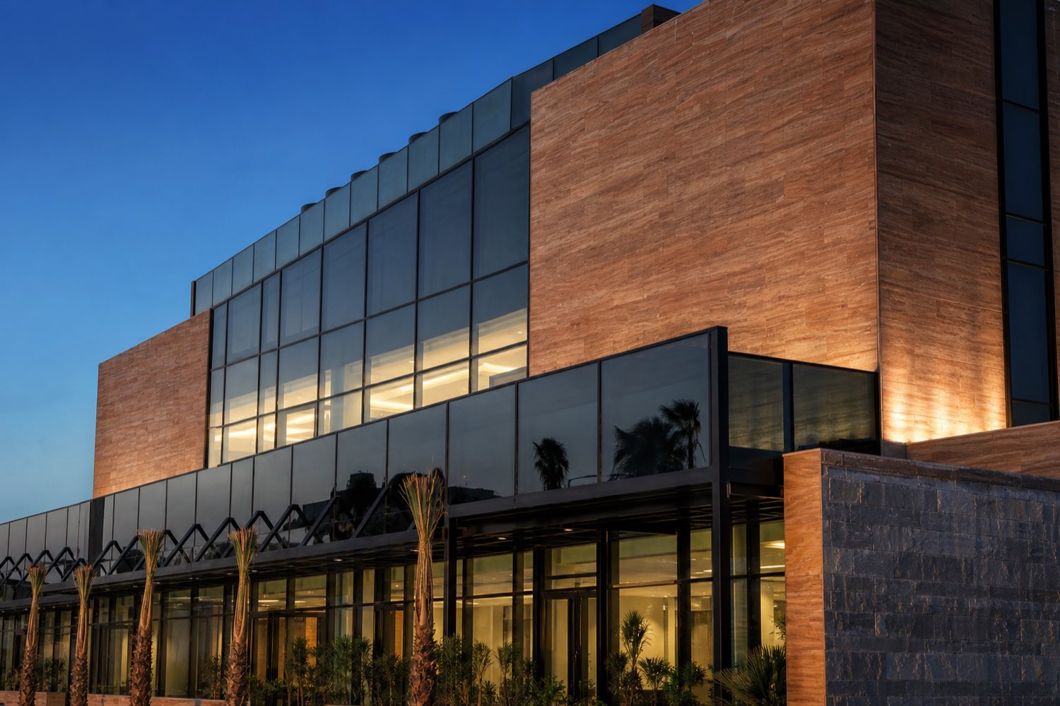 Contemporary Saudi architecture at NOMD Holding in Riyadh